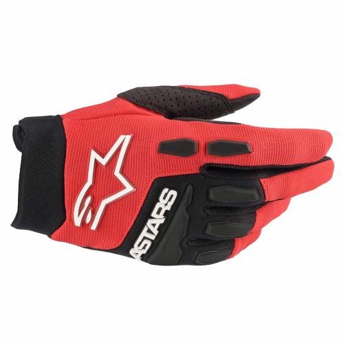 GUANTES ALPINESTARS FULL BORE NEGRO ROJO