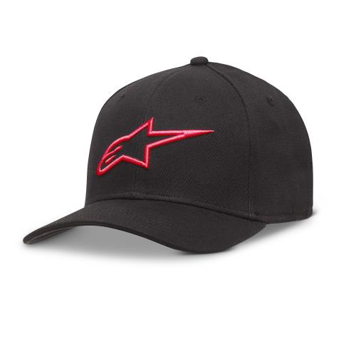 GORRA ALPINESTARS AGELESS CURVE NEGRO ROJO