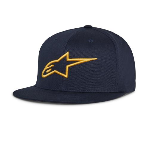 GORRA ALPINESTARS AGELESS FLATBILL AZUL AMARILLO