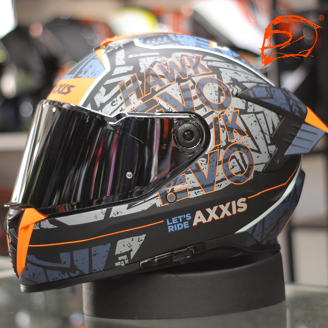 CASCO INTEGRAL AXXIS HAWK LETS RIDE B7 AZUL