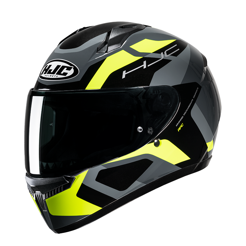 CASCO INTEGRAL HJC C10 TINS GRIS AMARILLO