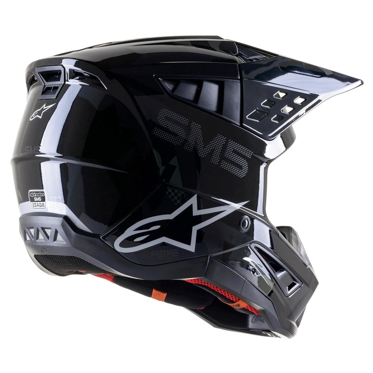 CASCO ALPINESTARS CROSS S-M5 ROVER NEGRO DOBLE CERTIFICACION