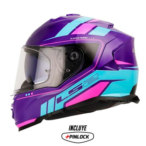 Casco Moto Integral Ls2 800 Storm Racer Incluye Pinlock