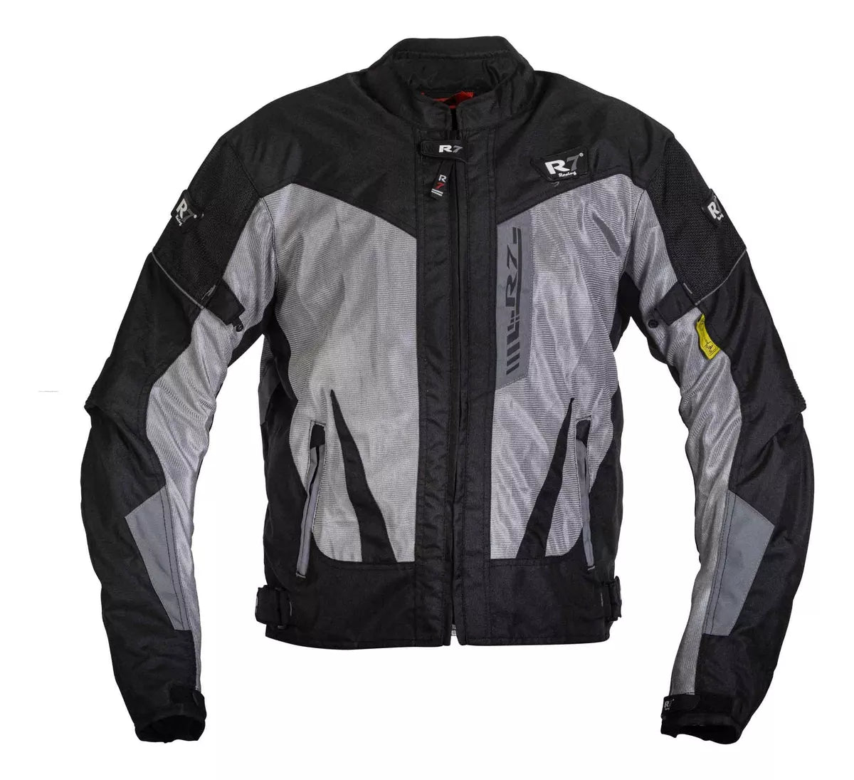 CHAMARRA DE MOTO R7 305 GRIS TEXTIL