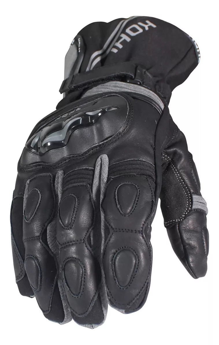 GUANTES DE PIEL KOHL 001 NEGRO