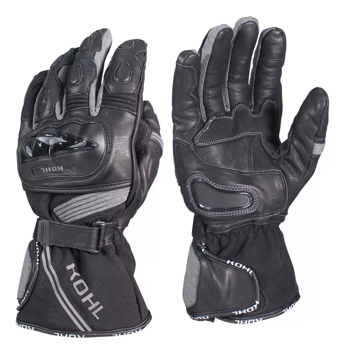 GUANTES DE PIEL KOHL 001 NEGRO