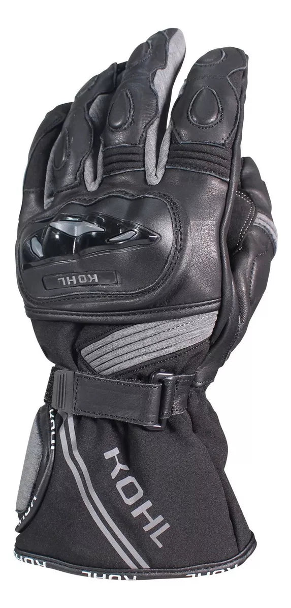 GUANTES DE PIEL KOHL 001 NEGRO