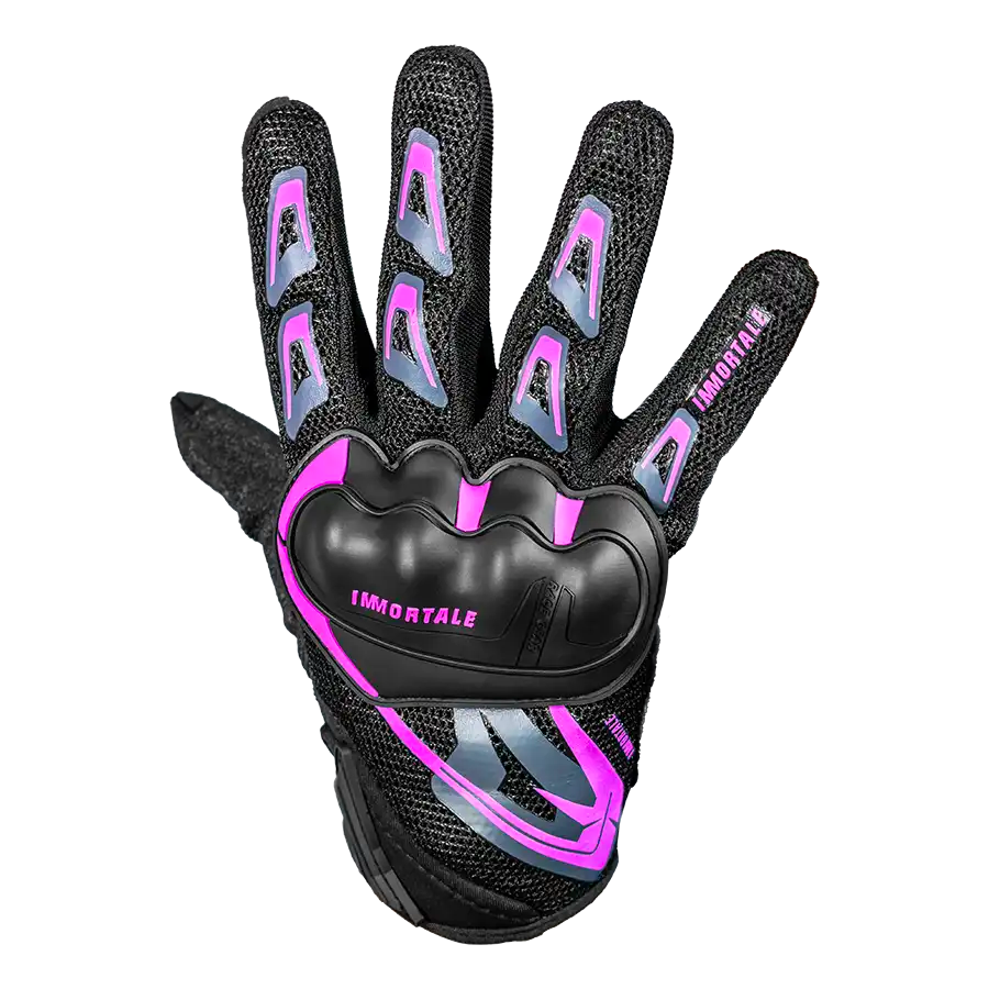 GUANTES IMMORTALE REBEL NEGRO VIOLETA