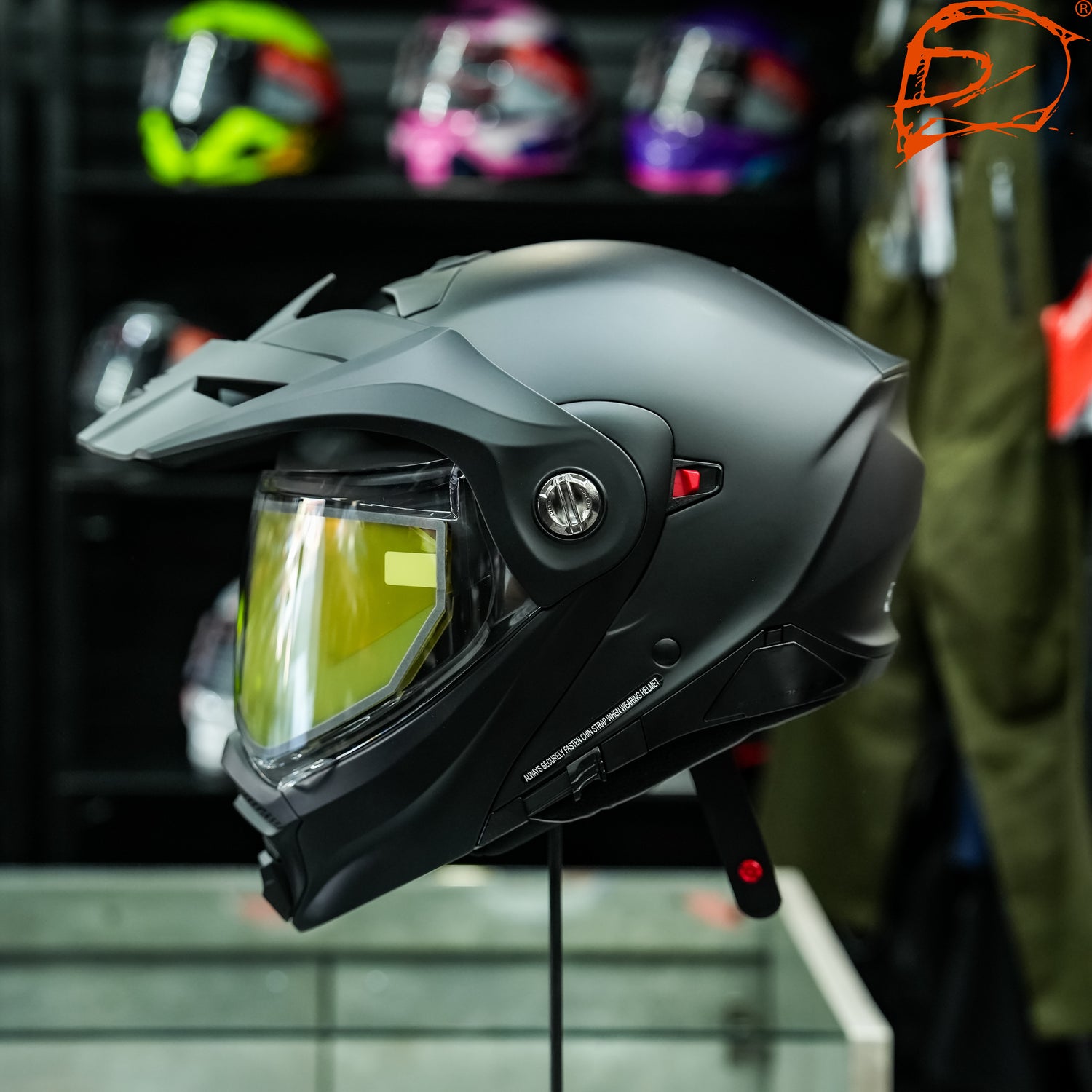 CASCO ABATIBLE SCORPION EXO AT960 SNOW MATE