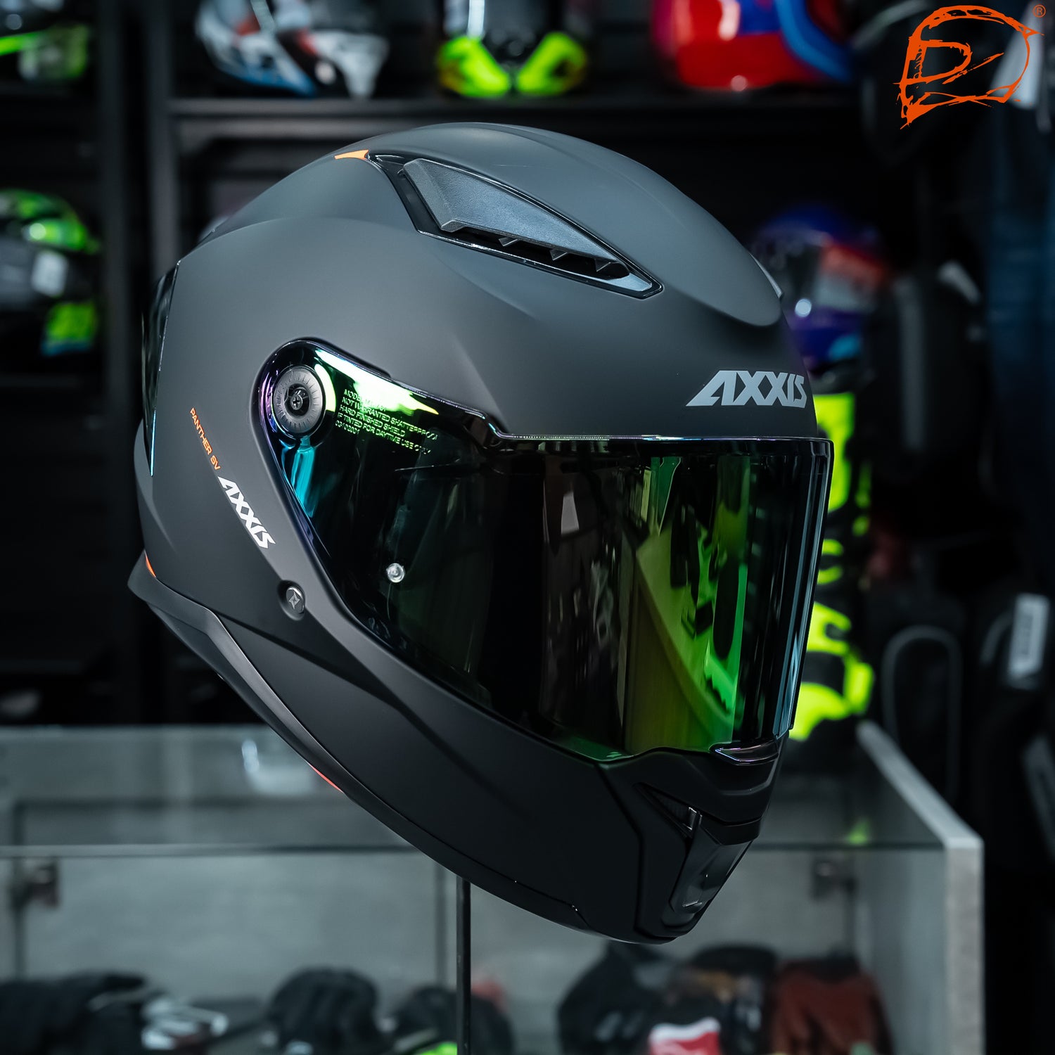 CASCO INTEGRAL AXXIS PANTERA NEGRO MATE