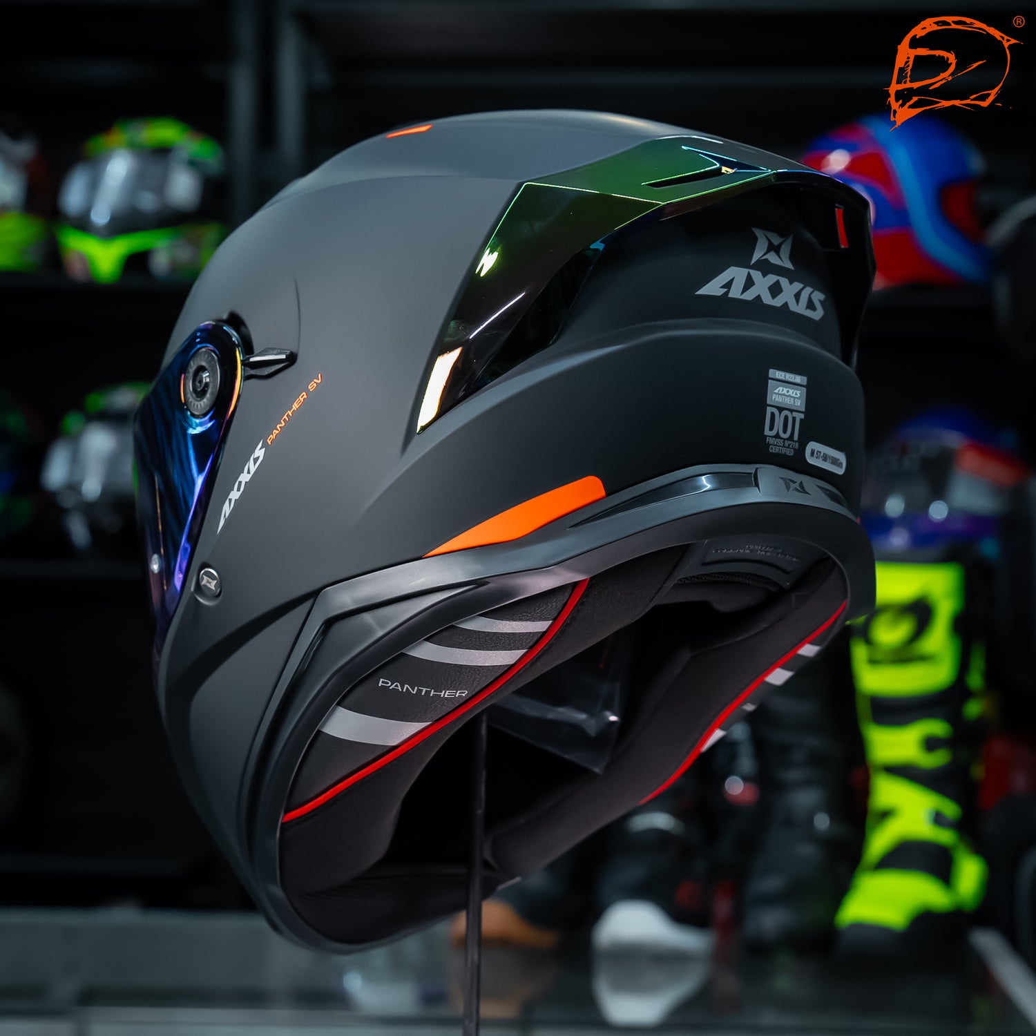 CASCO INTEGRAL AXXIS PANTERA NEGRO MATE