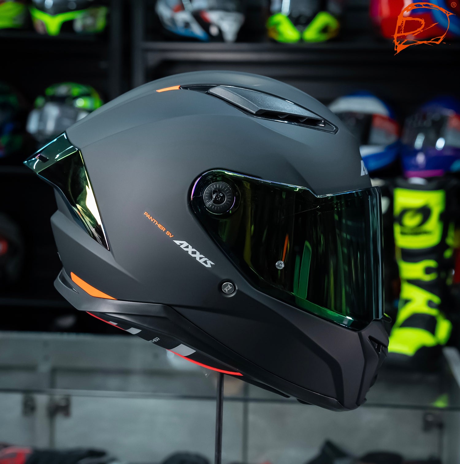 CASCO INTEGRAL AXXIS PANTERA NEGRO MATE