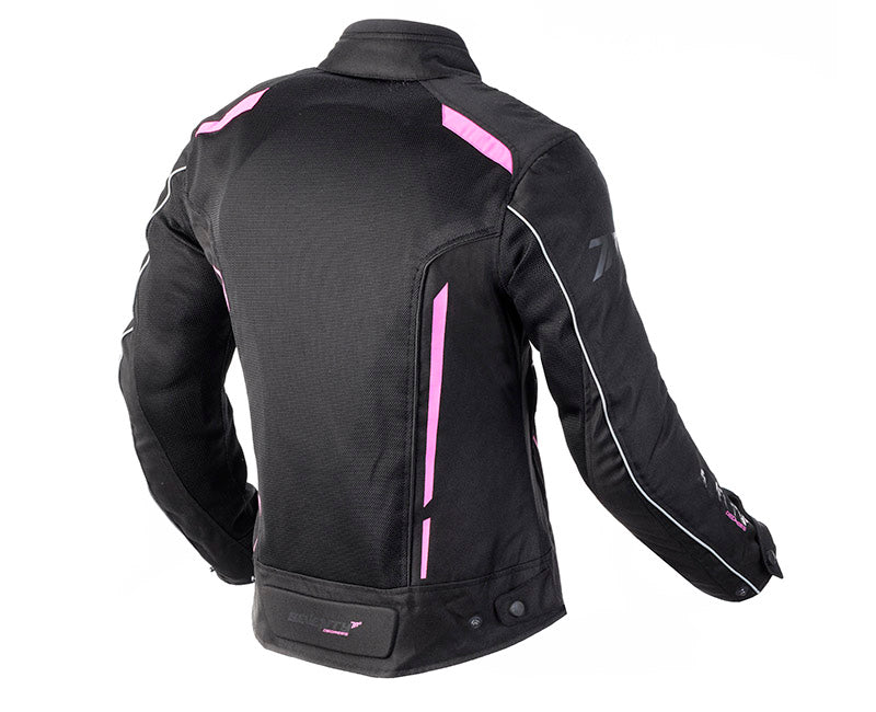 Chamarra Seventy Touring para dama SD-JT36 Negra Rosa