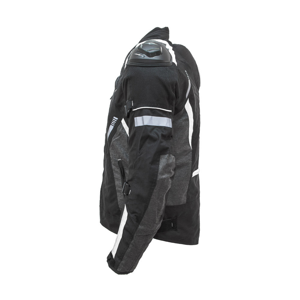 Chamarra Atrox con Protecciones AT-2120 Cordura Blanco