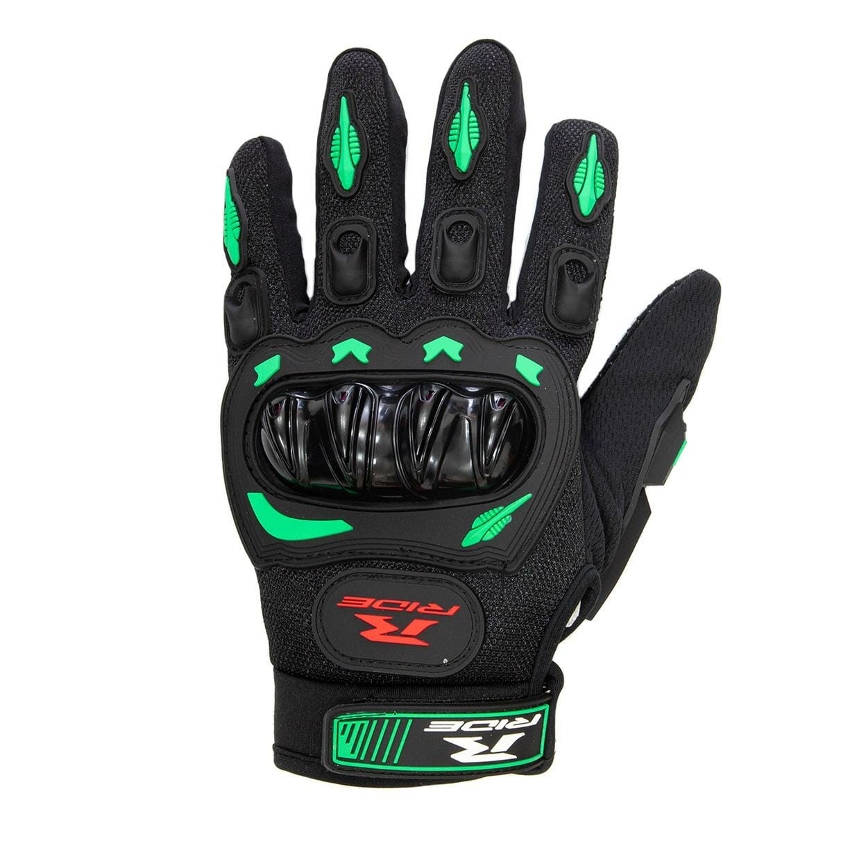 Guantes Ride Urban Negro Verde