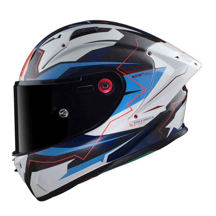 Casco Integral De Carbono Mt Kre Kraker FF103 B7 Brillo