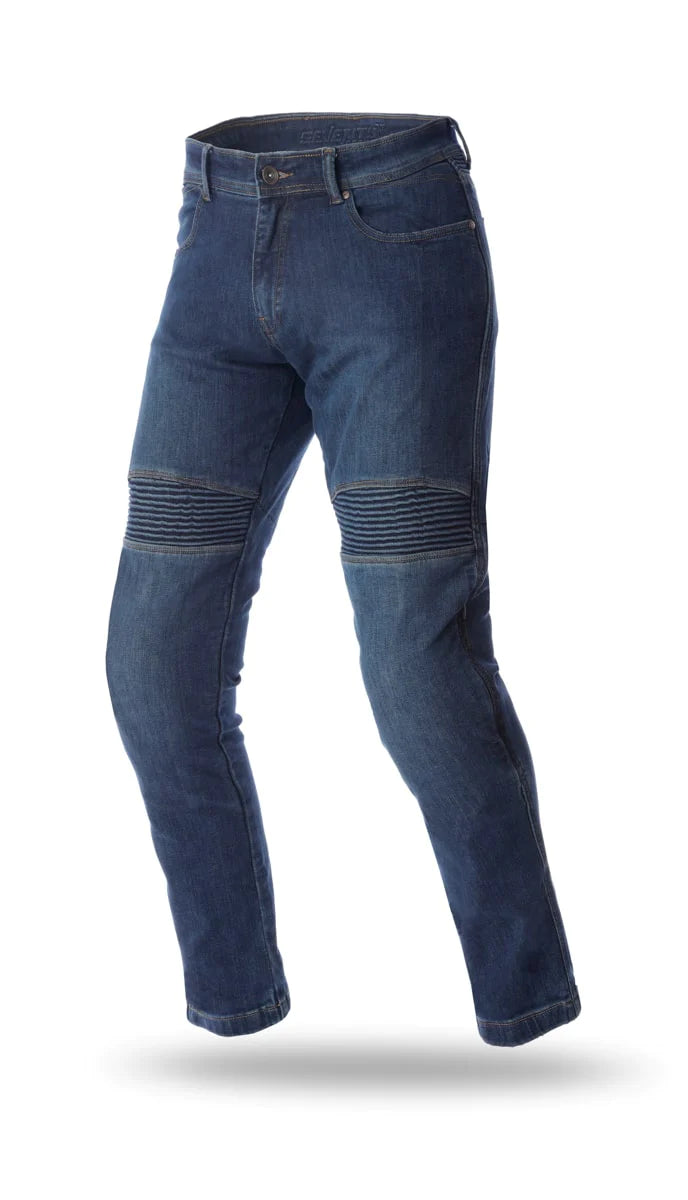 PANTALON SEVENTY DEGRESS VAQUERO SD-PJ6 SLIM FIT AZUL OSCURO