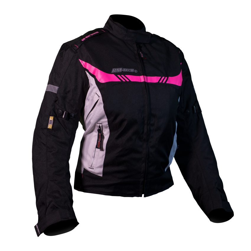 Chamarra RMTECH  SP-1333 Negra Rosa Mujer