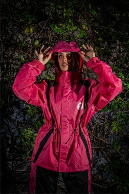 IMPERMEABLE IMMORTALE ZURA  PARA DAMA ROSA