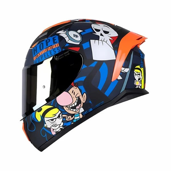 CASCO INTEGRAL SHAFT SH-582 SP BILLY Y MANDY AZUL