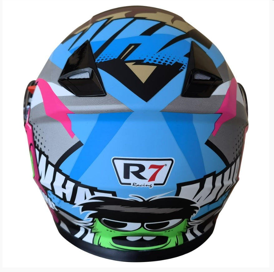 CASCO ABATIBLE R7 EXPERT EGG AZUL