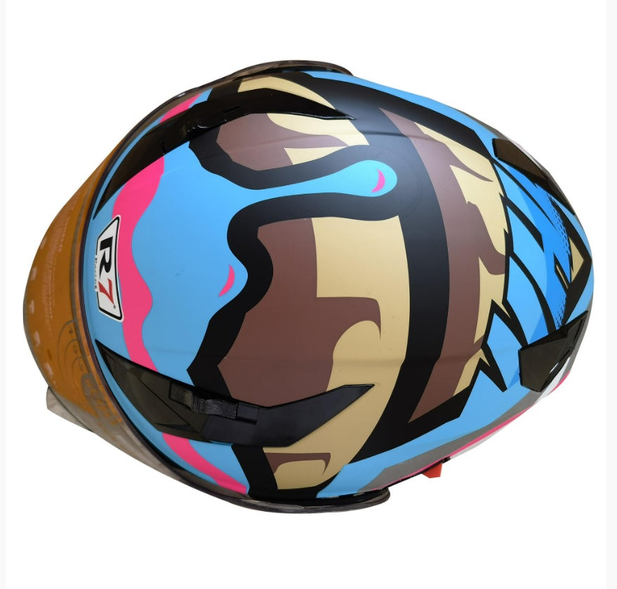 CASCO ABATIBLE R7 EXPERT EGG AZUL