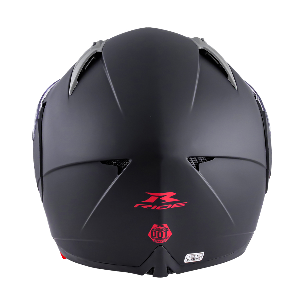 CASCO ABATIBLE RIDE TOUR EL SOLID NEGRO