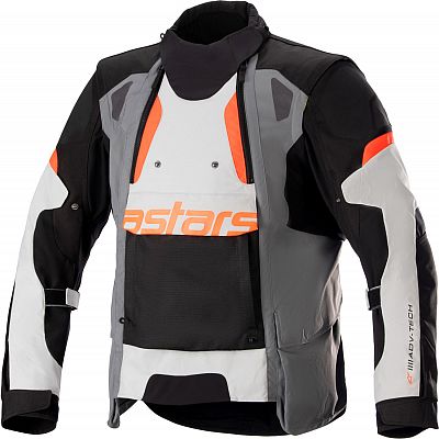 CHAMARRA ALPINESTARS HALO DRYSTAR GRIS NARANJA