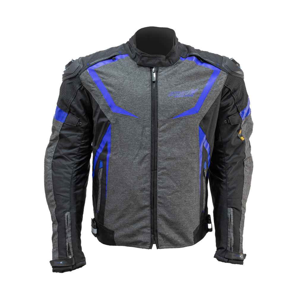 CHAMARRA ATROX AT-2138 CORDURA CORTA AZUL JOROBA