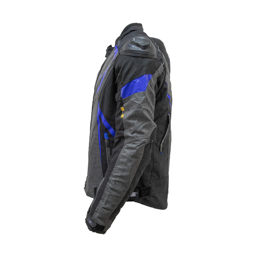 CHAMARRA ATROX AT-2138 CORDURA CORTA AZUL JOROBA