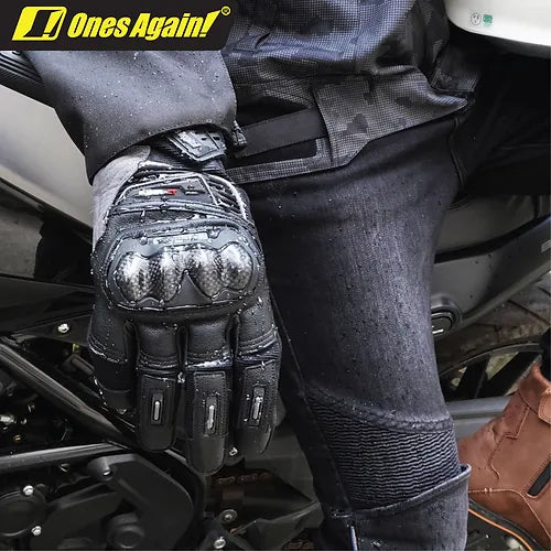 GUANTES IMPERMEABLES ONES AGAIN MG08P NEGRO GRIS ROJO