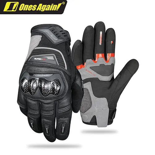 GUANTES IMPERMEABLES ONES AGAIN MG08P NEGRO GRIS ROJO