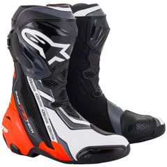 BOTAS ALPINESTARS SUPER TECH NEGRO NARANJA