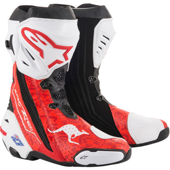 BOTAS ALPINESTARS SUPERTECH R ROJO NEGRO BLANCO