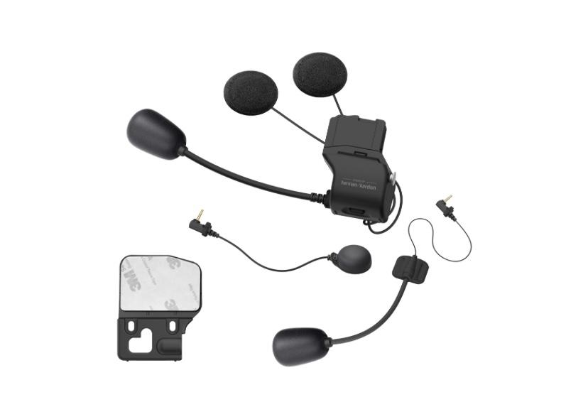 Kit de fijacion intercomunicador c/microfono y audiculares harman kardon(50s) sena