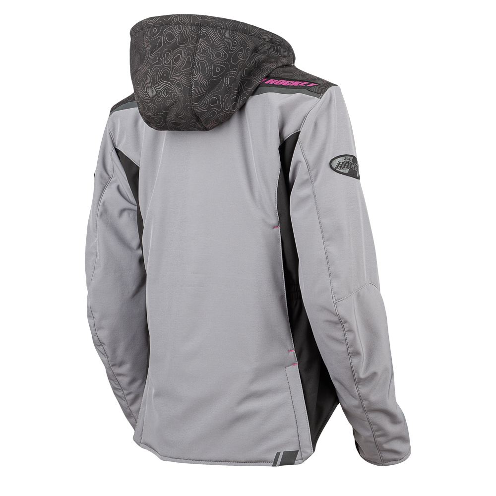 Chamarra Joe Rocket Altitude Ladies  Gris Negro Rosa