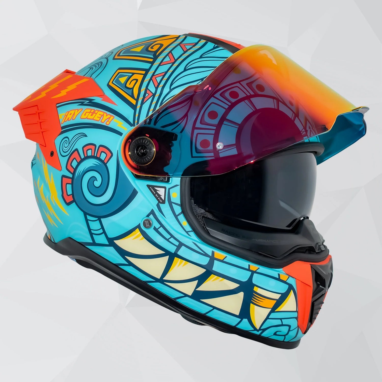 CASCO INTEGRAL AXXIS HAWK C7  AY GUEY TLALOC