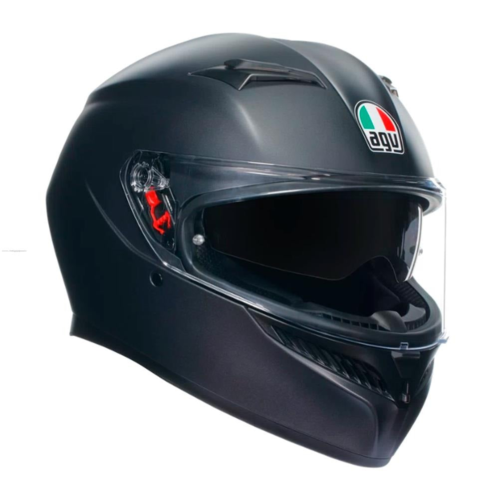 CASCO INTEGRAL AGV K-3  MPKL MONO NEGRO MATE