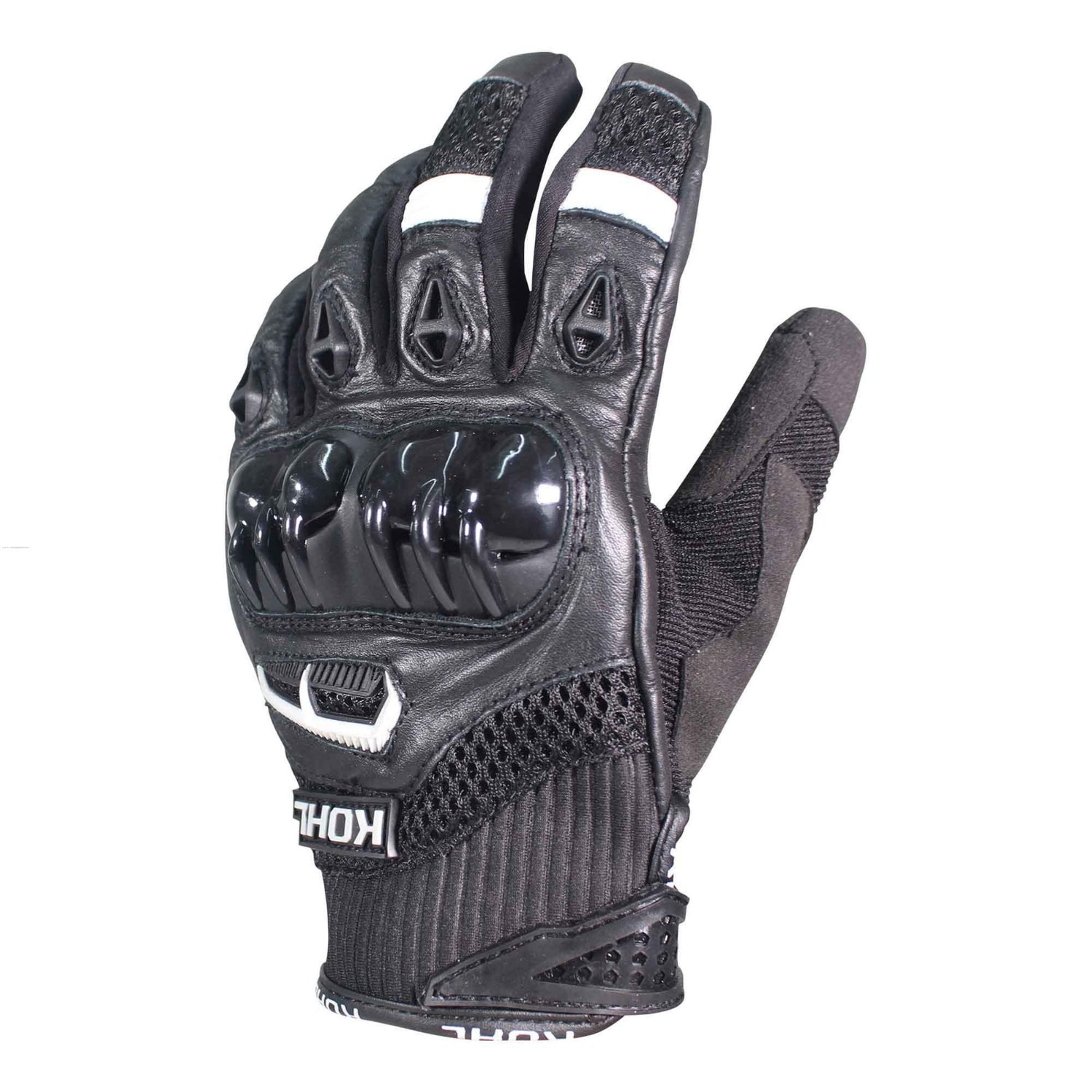 Guantes de piel ventilado Kohl 204 Blanco