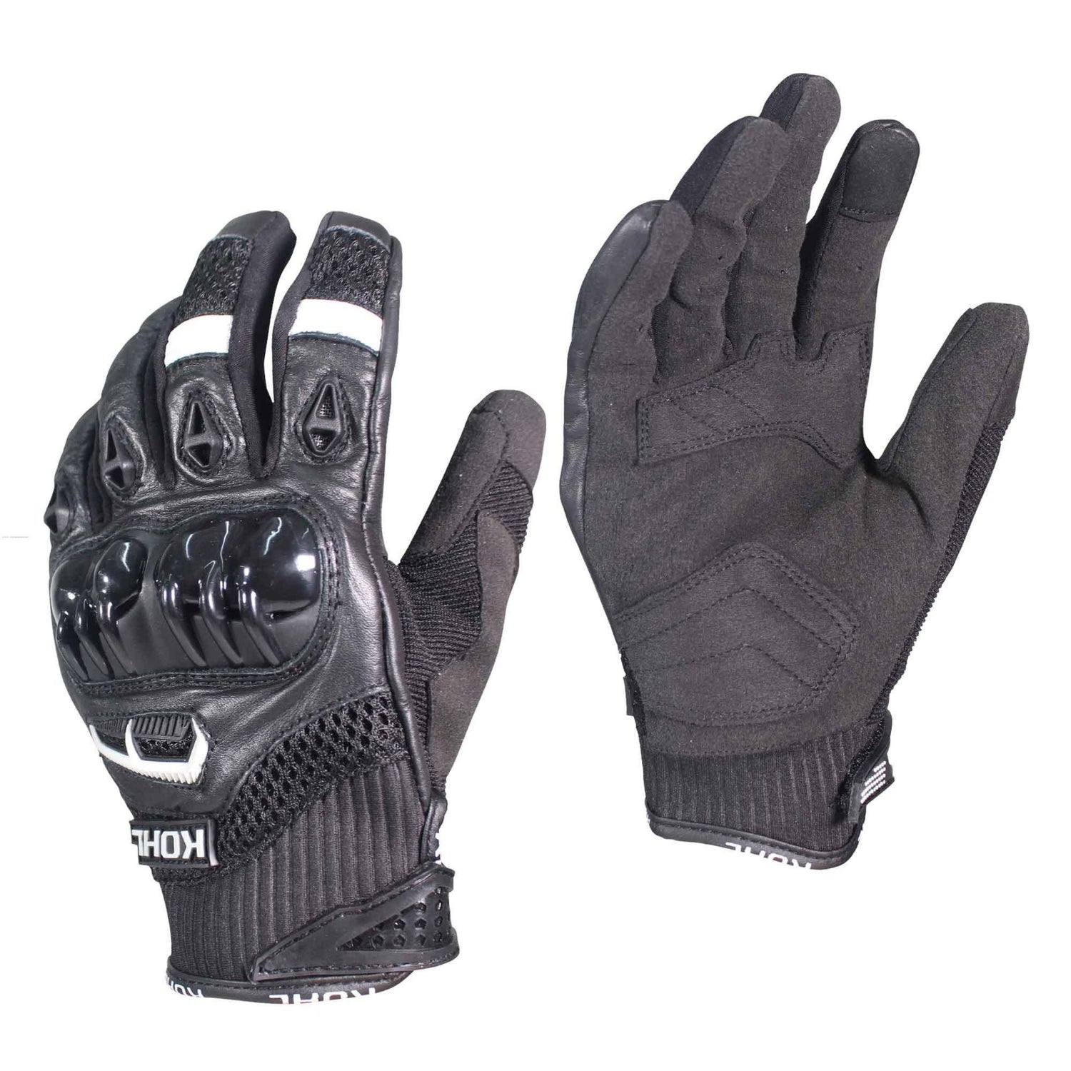 Guantes de piel ventilado Kohl 204 Blanco