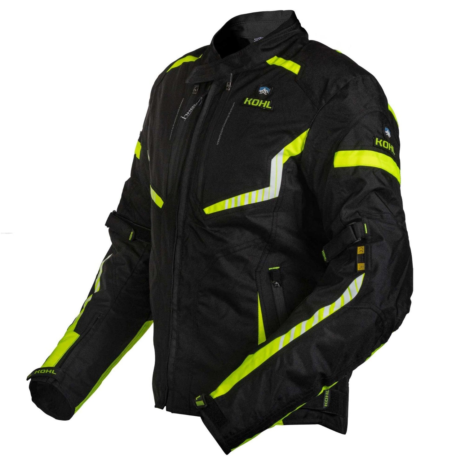 Chamarra Deportiva Kohl 119 Amarillo Fluo