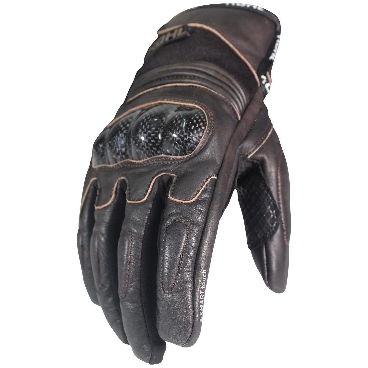 GUANTES VEL KOHL-205 TEXTIL/PIEL VENTILADO CAFE