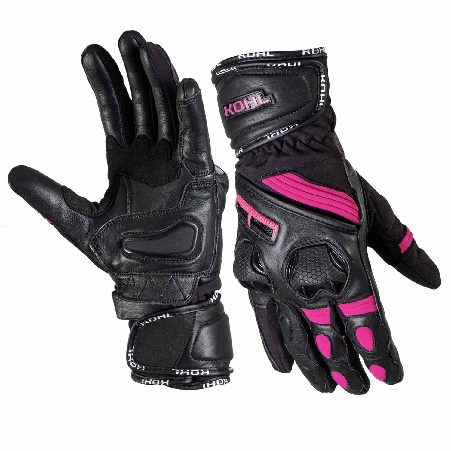 GUANTES VEL  KOHL-401 PARA DAMA ROSA