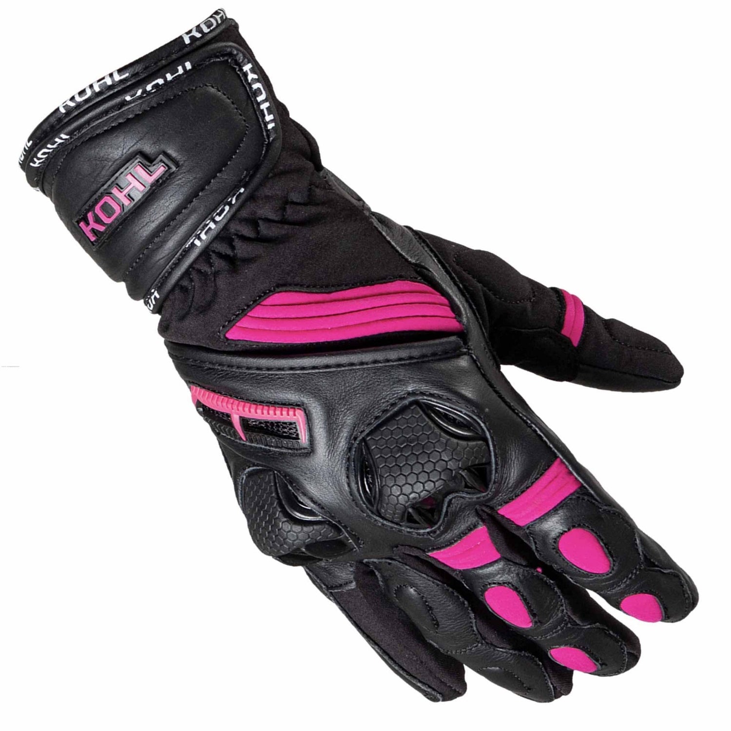 GUANTES VEL  KOHL-401 PARA DAMA ROSA