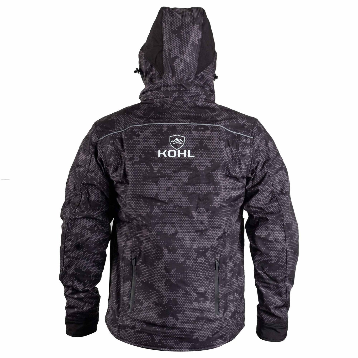 Chamarra Deportiva Kohl 714 Gris Camo Textil