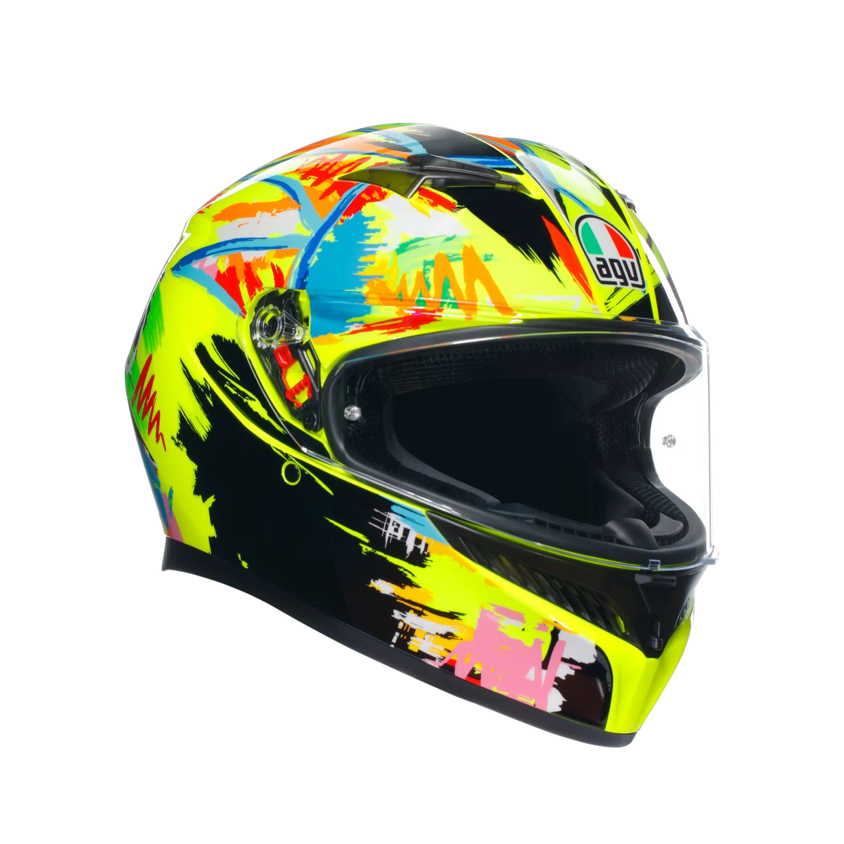 CASCO INTEGRAL AGV K-3 ROSSI WINTER TEST 2019 AMARILLO