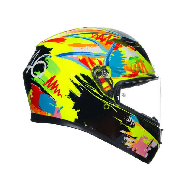 CASCO INTEGRAL AGV K-3 ROSSI WINTER TEST 2019 AMARILLO