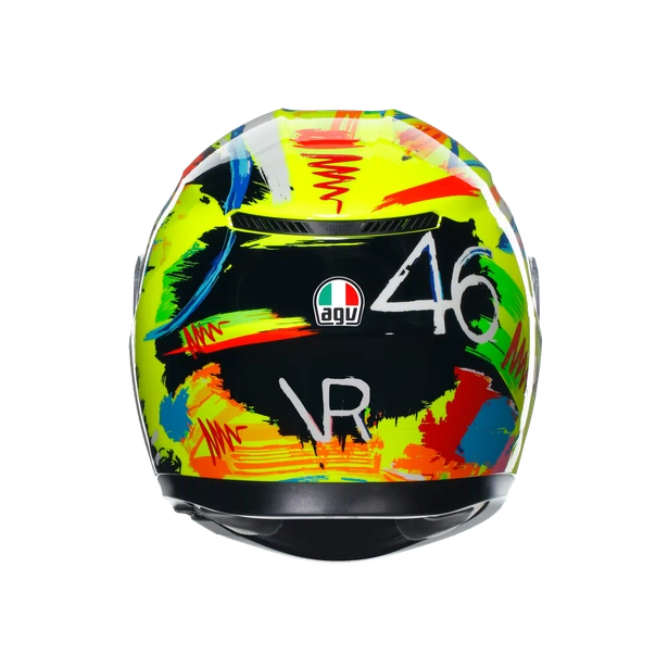 CASCO INTEGRAL AGV K-3 ROSSI WINTER TEST 2019 AMARILLO