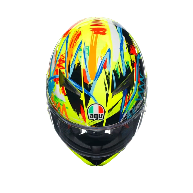 CASCO INTEGRAL AGV K-3 ROSSI WINTER TEST 2019 AMARILLO