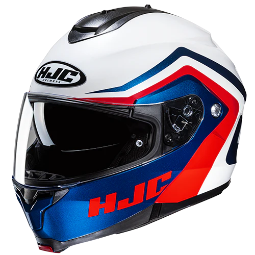 CASCO ABATIBLE HJC C91N NEPOS BLANCO ROJO AZUL